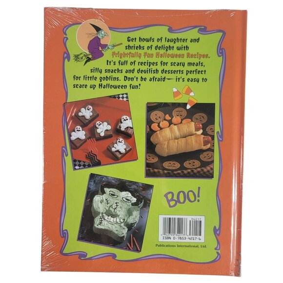 Frightfully Fun Halloween Cookbook Recipes Hardcover Wrapped Vintage NEW 2000 - Picture 3 of 6